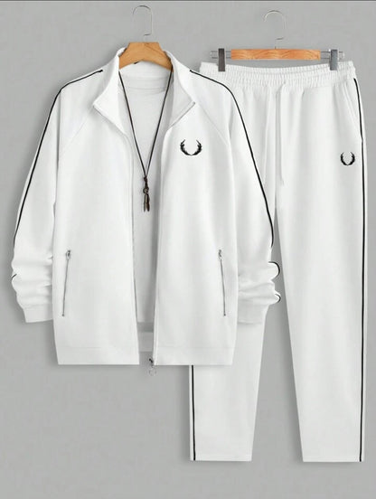 Fifth Avenue Mens Jacket and Pants Set FAMJAPNS1 - White