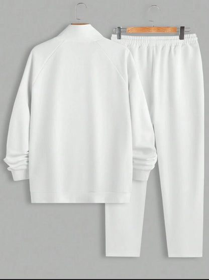 Fifth Avenue Mens Jacket and Pants Set FAMJAPNS1 - White